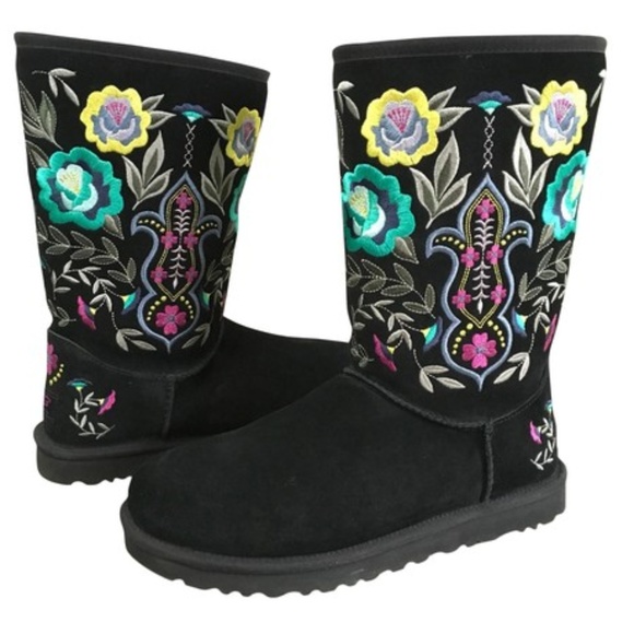 embroidered ugg boots